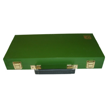 Green Wooden Watercolor Boxs
